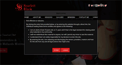 Desktop Screenshot of mistressscarlettblack.com